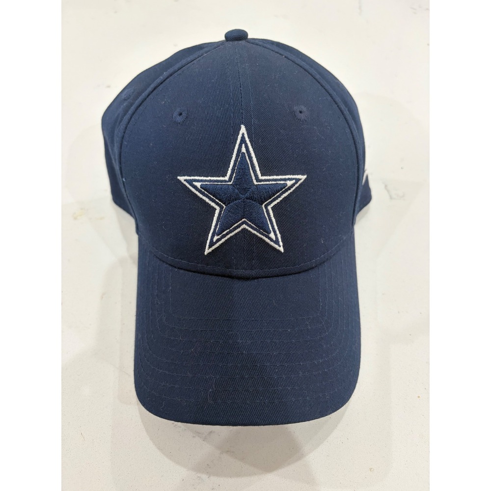 Dallas Cowboys New Era 9FORTY Adjustable Navy Blue Hat NFL Star Logo Cap Mens